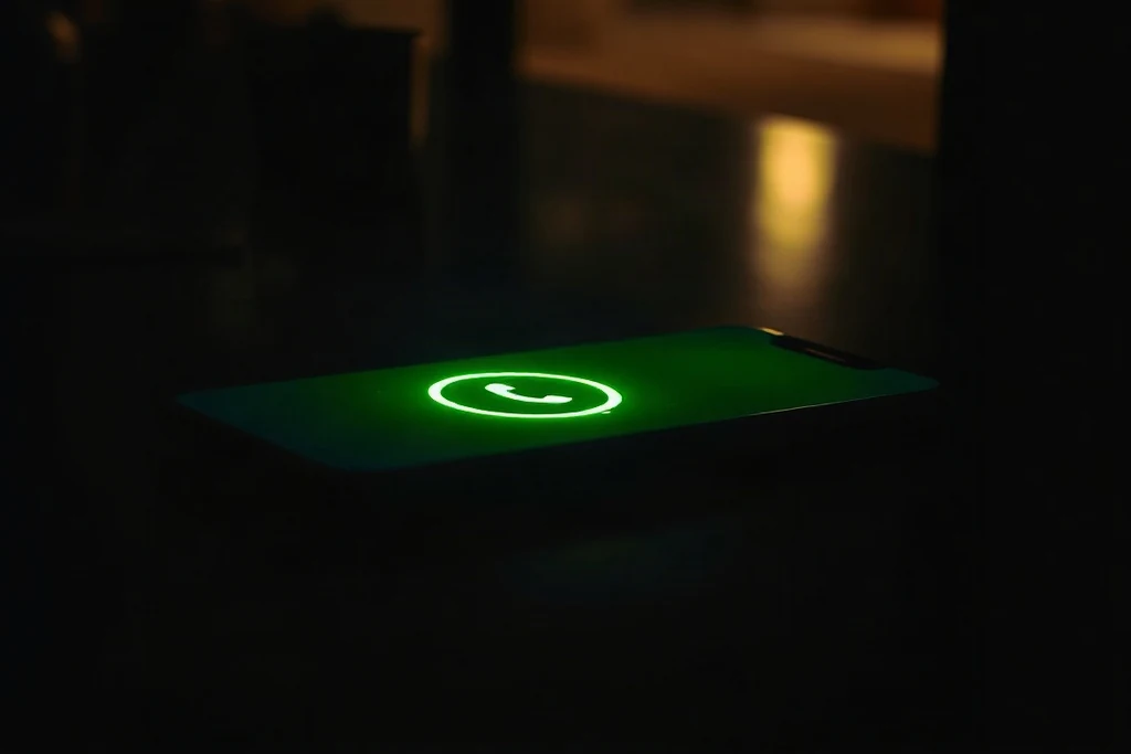Cash out: quando encerrar a aposta antes do fim vale a pena Mão segurando smartphone com tela de apostas em tons verdes